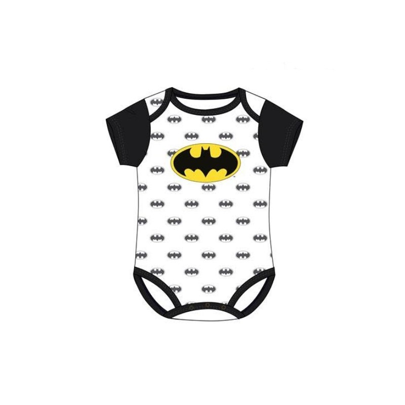 Body Bebé Batman Blanco DC