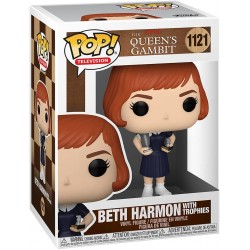 Figura POP Beth Harmon con Trofeos Gambito de Dama