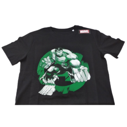 Camiseta Negra Hulk Marvel