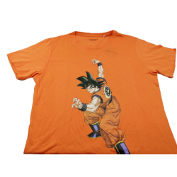 Camiseta Naranja Goku Lucha...