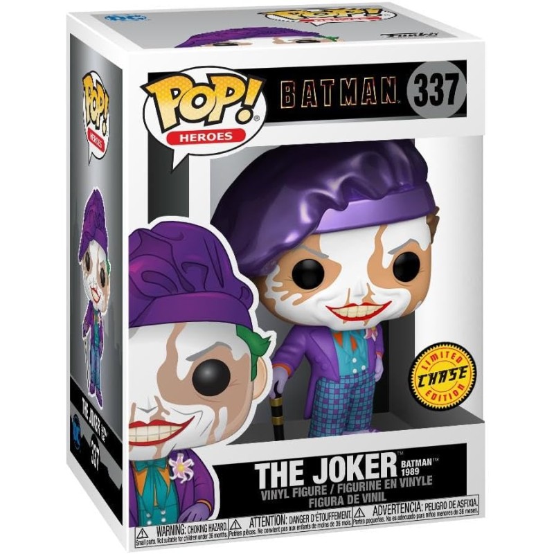 Figura POP Joker Batman 1989 DC CHASE (CAJA EXTERIOR UN POCO DETERIORADA)