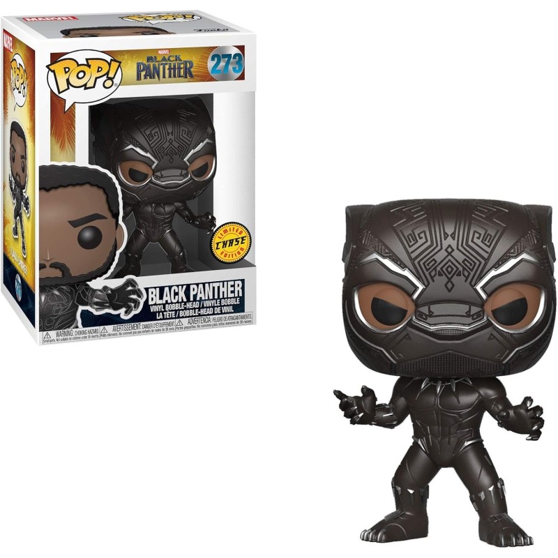 Figura POP Pantera Negra Black Panther de Marvel CHASE