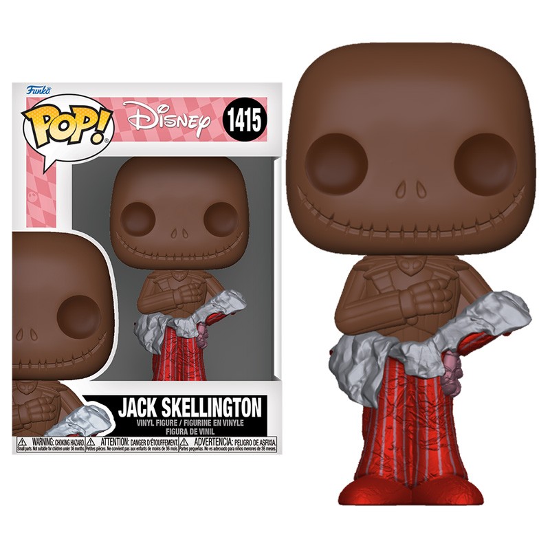 Figura POP Jack Skellington Chocolate (San Valentín) (CAJA EXTERIOR UN POCO DETERIORADA)