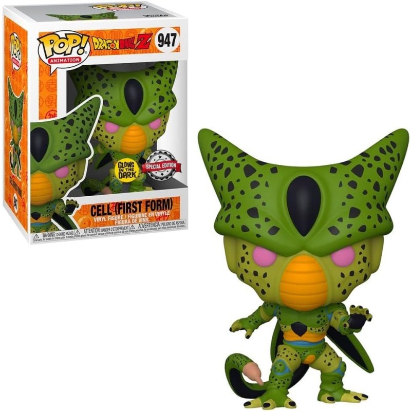 Figura POP Celula (First Form) Dragon Ball Z GITD (Edición Especial) (CAJA EXTERIOR UN POCO DETERIORADA)